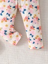 Pantalón con Estampado de Flores Luxeira