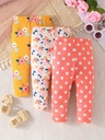 Pantalón con Estampado de Flores Luxeira