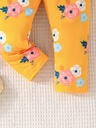 Pantalón con Estampado de Flores Luxeira