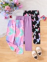 Pantalón con Estampado de Flores Luxeira