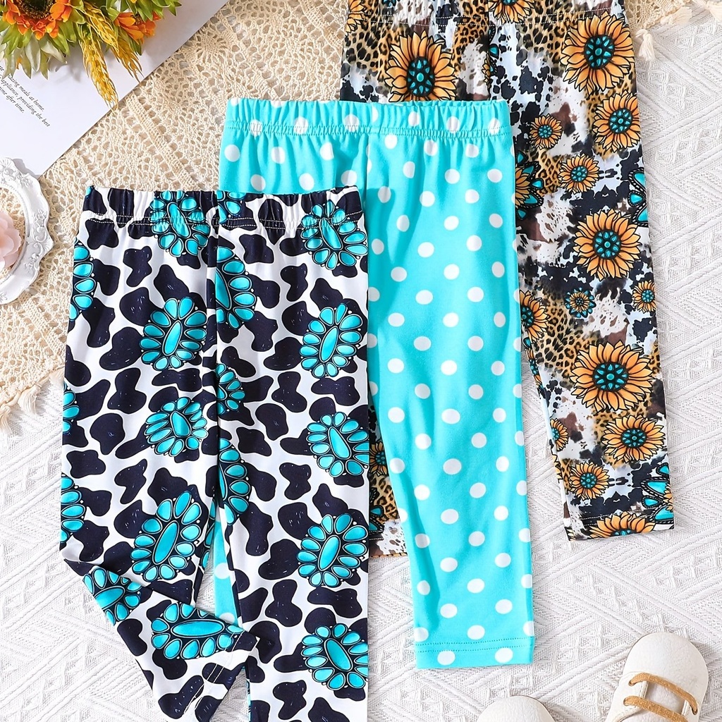Pantalón con Estampado de Flores Luxeira