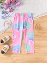 Pantalón con Estampado de Flores Luxeira