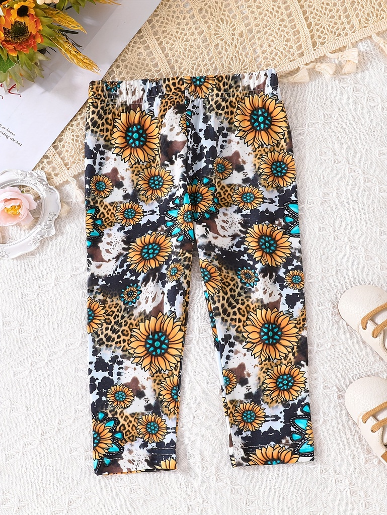 Pantalón con Estampado de Flores Luxeira