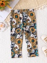 Pantalón con Estampado de Flores Luxeira