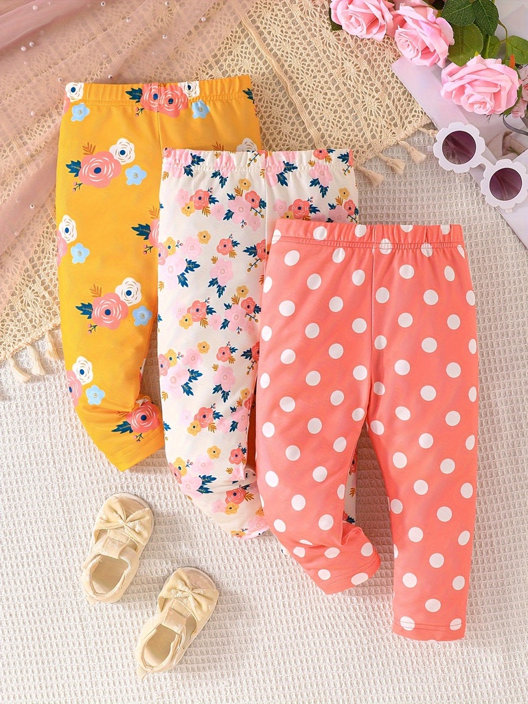Pantalón con Estampado de Flores Luxeira