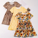 Vestido de Princesa  con Estampado de Rayas Luxeira