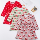 Vestido de Princesa  con Estampado de Rayas Luxeira