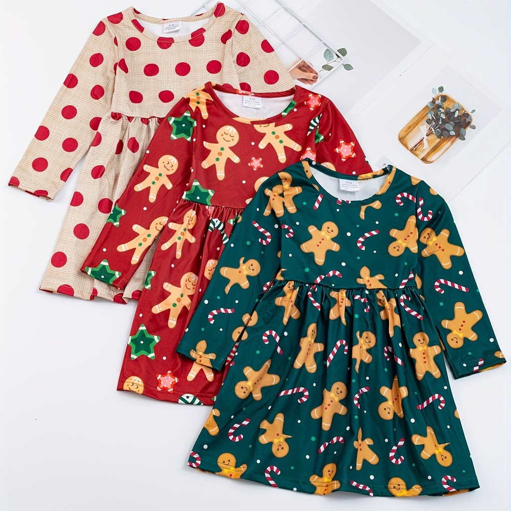 Vestido de Princesa  con Estampado de Rayas Luxeira