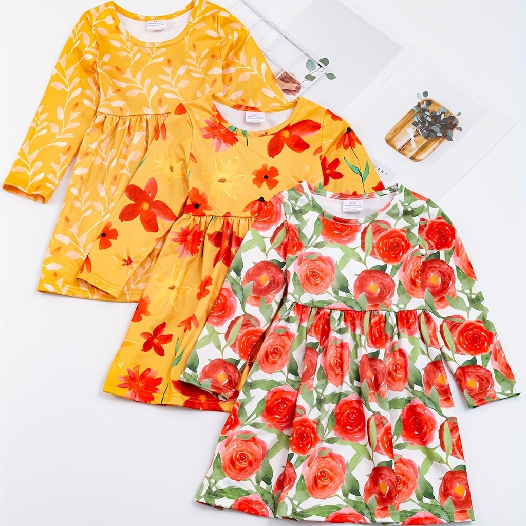 Vestido de Princesa  con Estampado de Rayas Luxeira