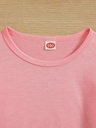 Camiseta con Cuello Redondo y Estampado de Corazones Luxeira