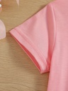 Camiseta con Cuello Redondo y Estampado de Corazones Luxeira