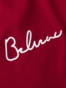Conjunto de Camiseta con Estampado BELIEVE y Short Luxeira