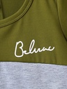 Conjunto de Camiseta con Estampado BELIEVE y Short Luxeira
