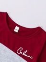 Conjunto de Camiseta con Estampado BELIEVE y Short Luxeira
