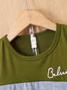Conjunto de Camiseta con Estampado BELIEVE y Short Luxeira