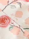 Vestido Casual con Estampado de Rosas Luxeira