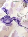 Vestido Casual con Estampado de Rosas Luxeira
