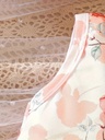 Vestido Casual con Estampado de Rosas Luxeira