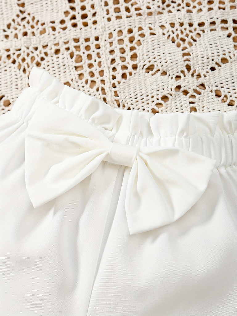 Short de Cintura Elástica y Lazo Luxeira