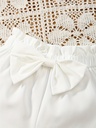 Short de Cintura Elástica y Lazo Luxeira