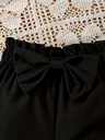 Short de Cintura Elástica y Lazo Luxeira