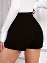 Short de Cintura Alta con Doble Botonadura Luxeira