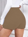 Short de Cintura Alta con Doble Botonadura Luxeira