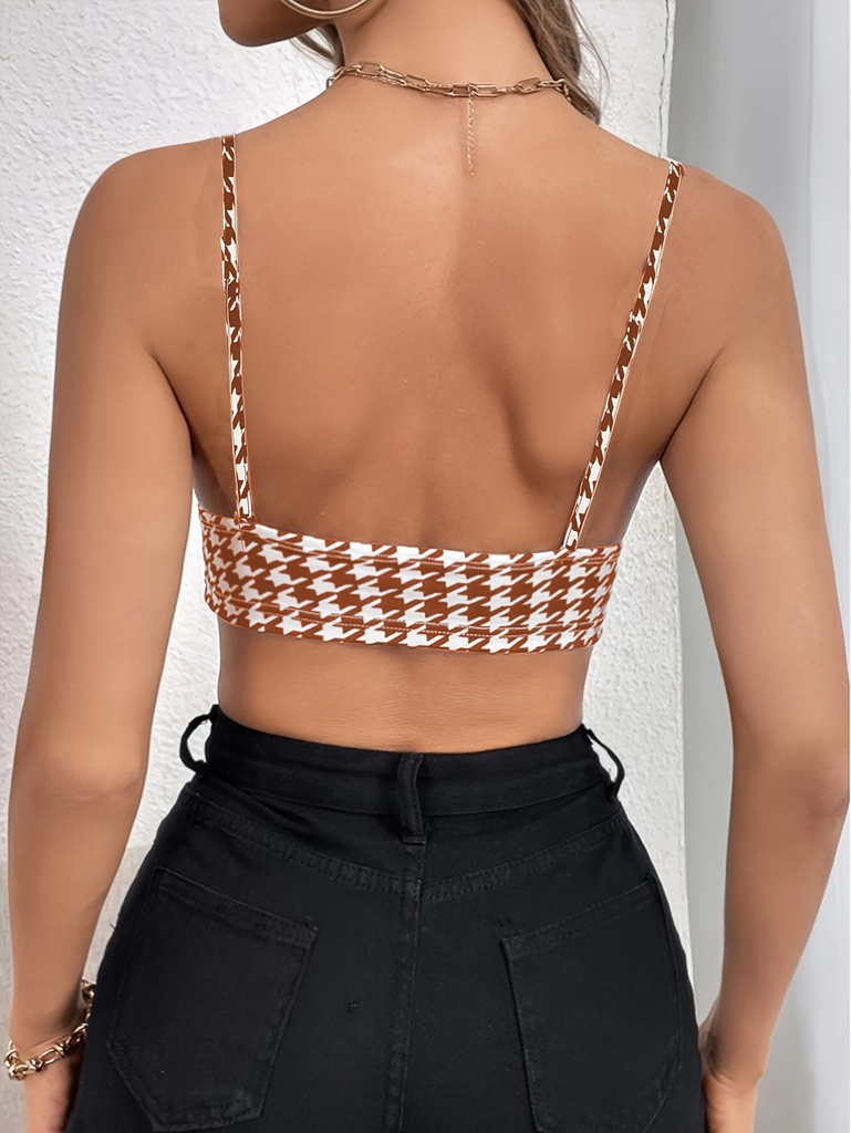 Top con Escote en V y Espalda Sexy Luxeira