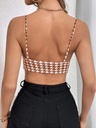 Top con Escote en V y Espalda Sexy Luxeira