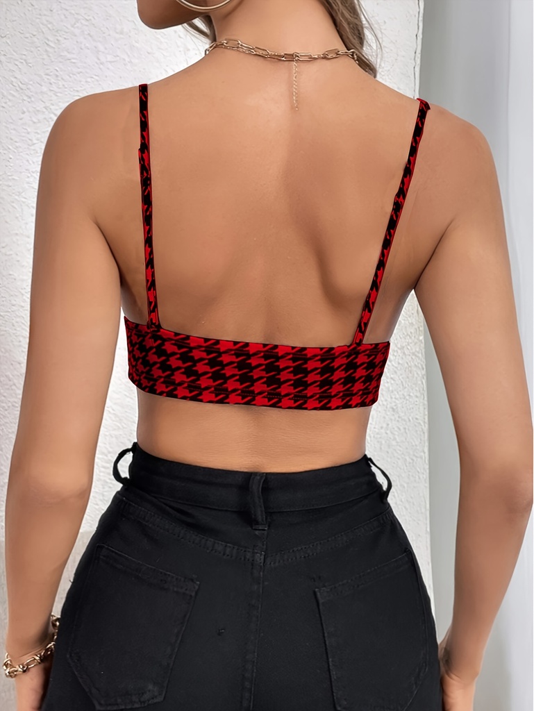 Top con Escote en V y Espalda Sexy Luxeira