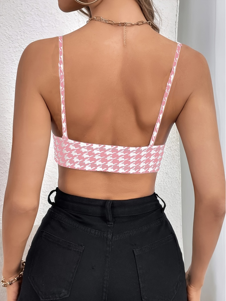 Top con Escote en V y Espalda Sexy Luxeira