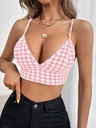 Top con Escote en V y Espalda Sexy Luxeira