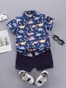 Conjunto de Camisa de Dinosaurios y Short Luxeira