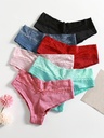 Panty de Encaje con Diseño de Lunares Luxeira