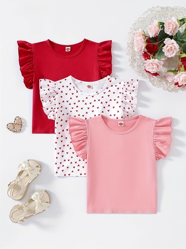 Blusa con Ribete de Aleteo Luxeira