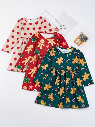 Vestido de Princesa  con Estampado de Lunares Luxeira