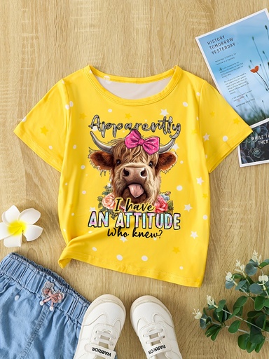Camiseta de Verano con Estampado Luxeira