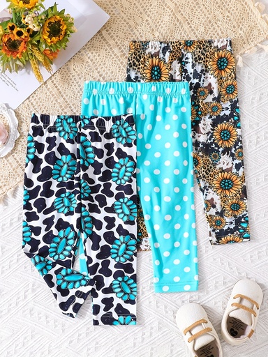 Pantalón con Estampado de Lunares Luxeira