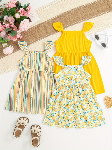 Vestido de Manga Corta Luxeira