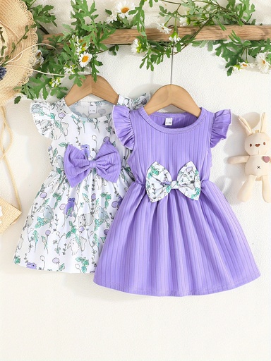 Vestido con Estampado de Flores para Verano Luxeira