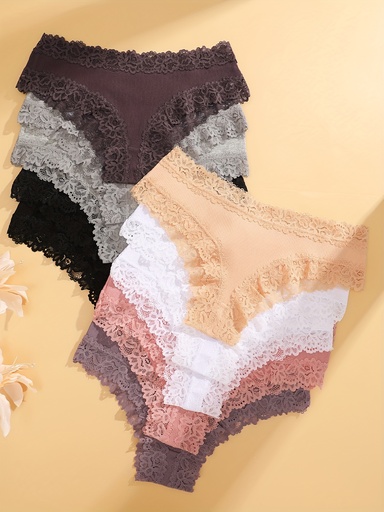 Panty de Encaje sin Costura Luxeira