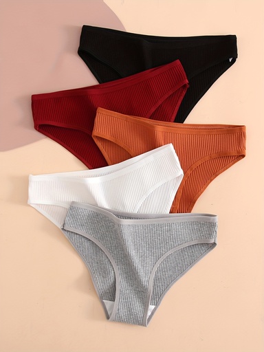 Panty Acanalado Elástico y Cómodo Luxeira